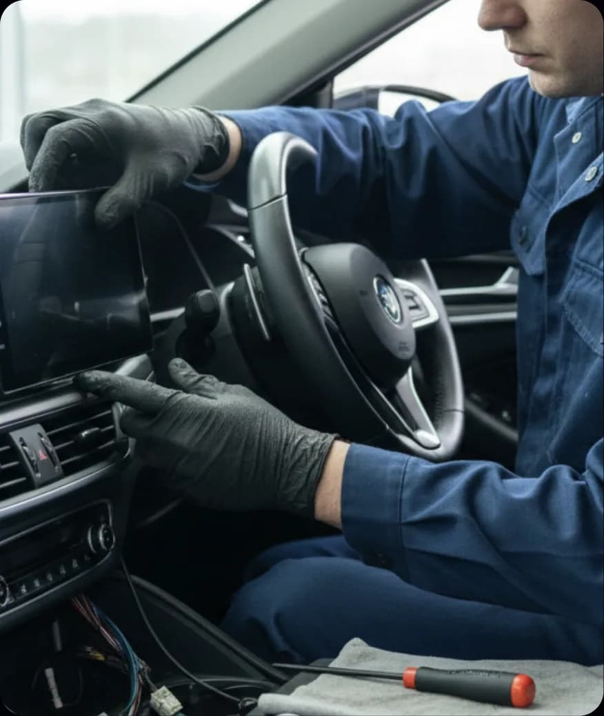 Ugradnja multimedije u vozilu - WooDrive serviser